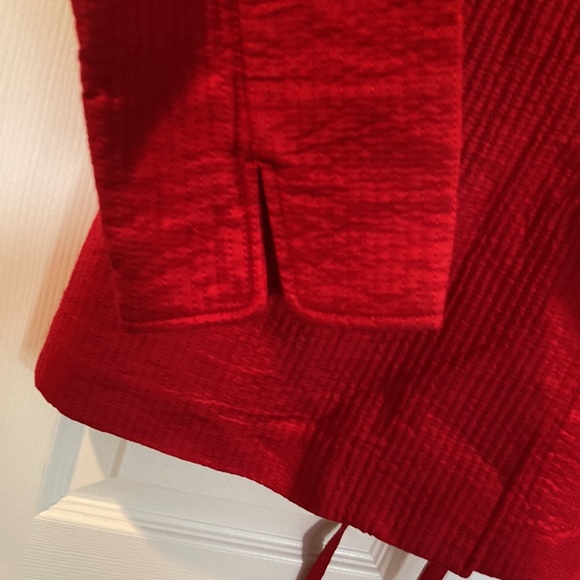 Coldwater Creek Red Jacket Sz 12 - Picture 4 of 14